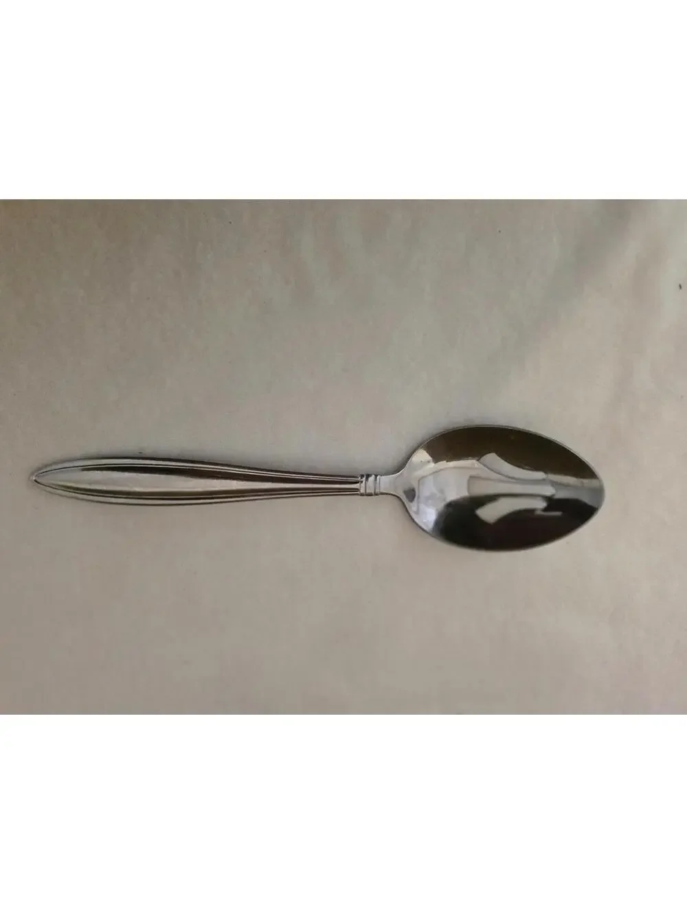 Reed & Barton Celebration Stainless Slotted Serving Spoon Silver Flatware 8 3/8